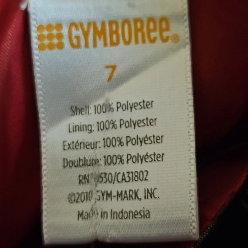 Gymboree red black